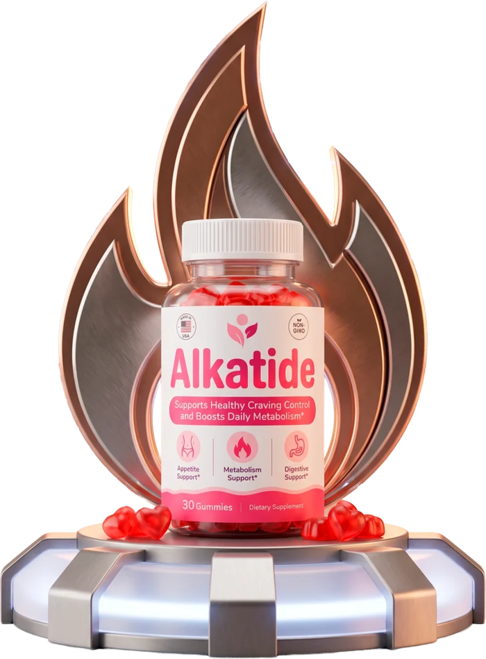 AlkaTide metabolism support gummies bottle